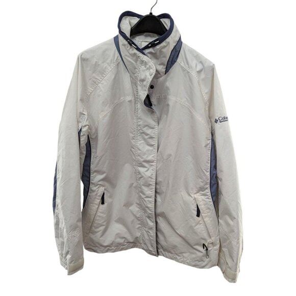 Columbia Womens White Bugaboo Interchange Outer Shell Zip Up Ski Jacket Size L - Picture 2 of 7